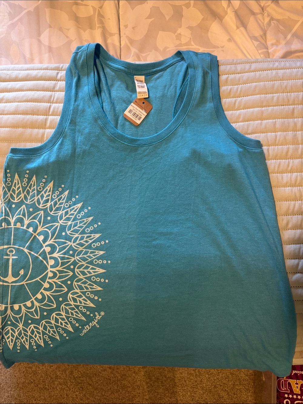 Women’s Turquoise Graphic Tank Top